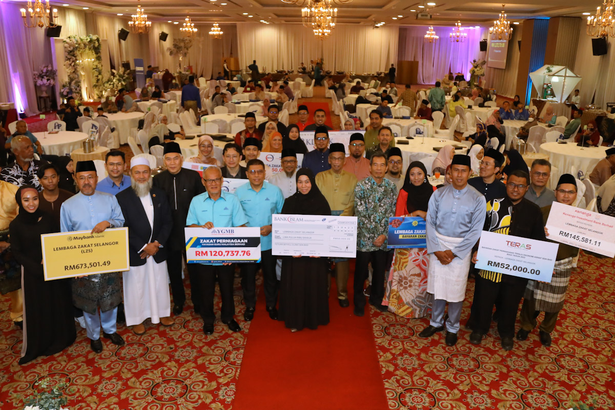 LZS terima zakat niaga 47 syarikat, individu lebih RM3 juta