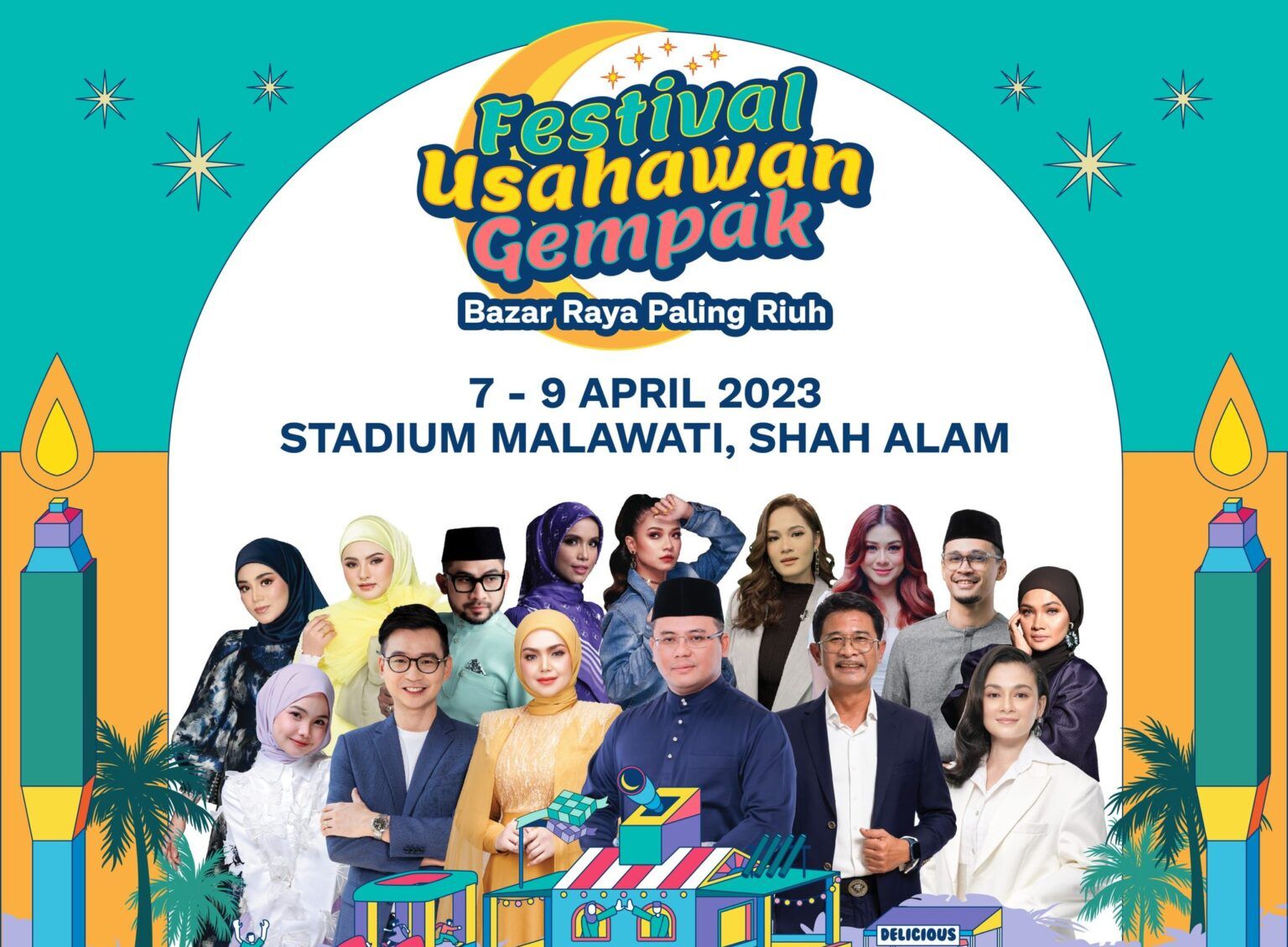 ஐடில்ஃபித்ரியை முன்னிட்டு தொழில்முனைவோர்களின் கெம்பாக் நிகழ்வு - RM40,000 ரஹ்மா வவுச்சர்கள்