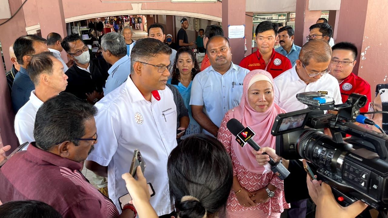 Prasarana di Kompleks Pasar Besar Meru akan ditambah baik