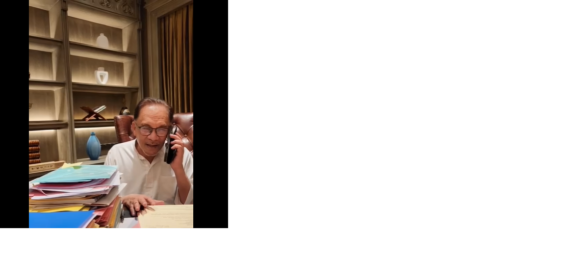 安华接获埃尔多安来电贺节  並讨论双边课题与国际局势