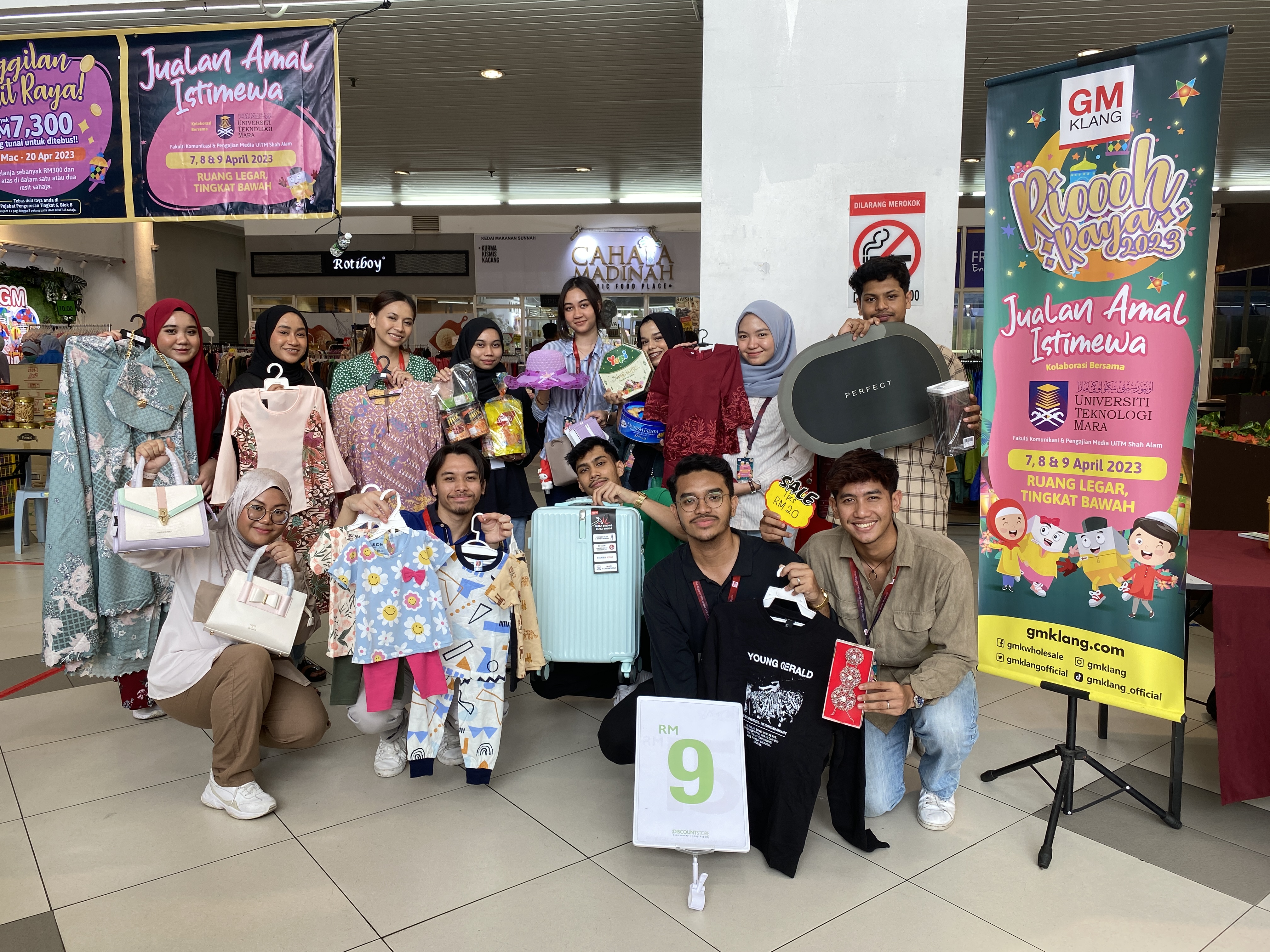 GM Klang-UiTM anjur jualan amal istimewa, tawar harga serendah RM10 sempena Aidilfitri