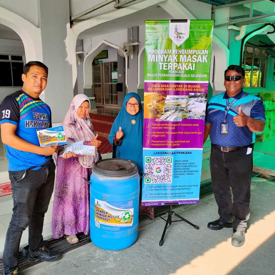 MPKS kumpul 387 kg minyak masak terpakai tempoh 19 hari Ramadan
