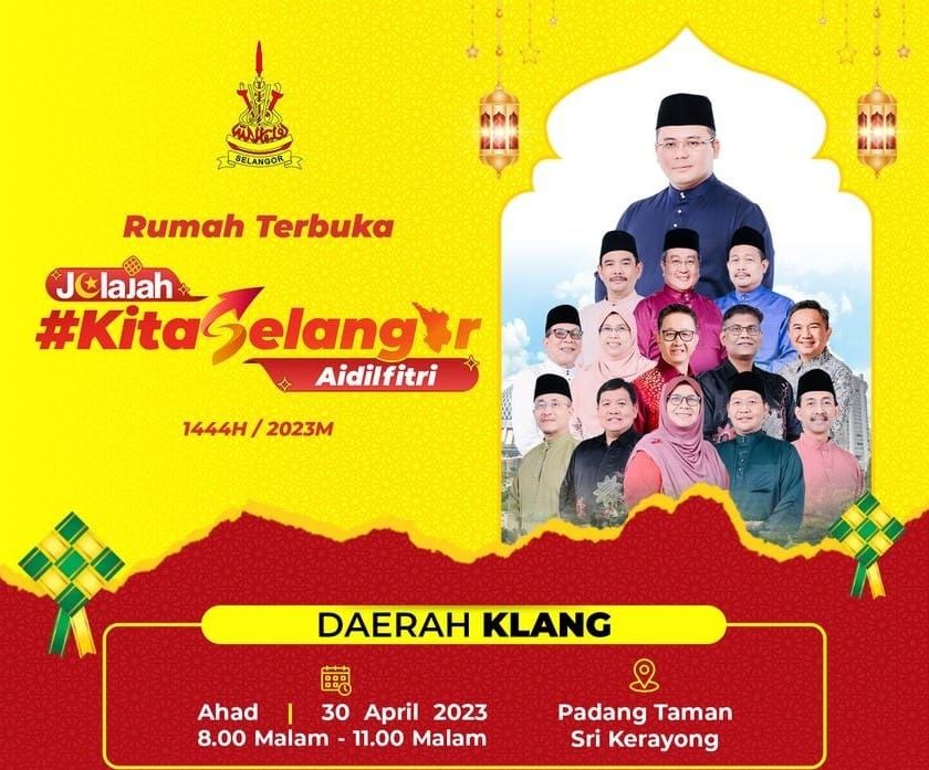 Rumah terbuka Aidilfitri di Klang, MB ajak orang ramai meriahkan suasana