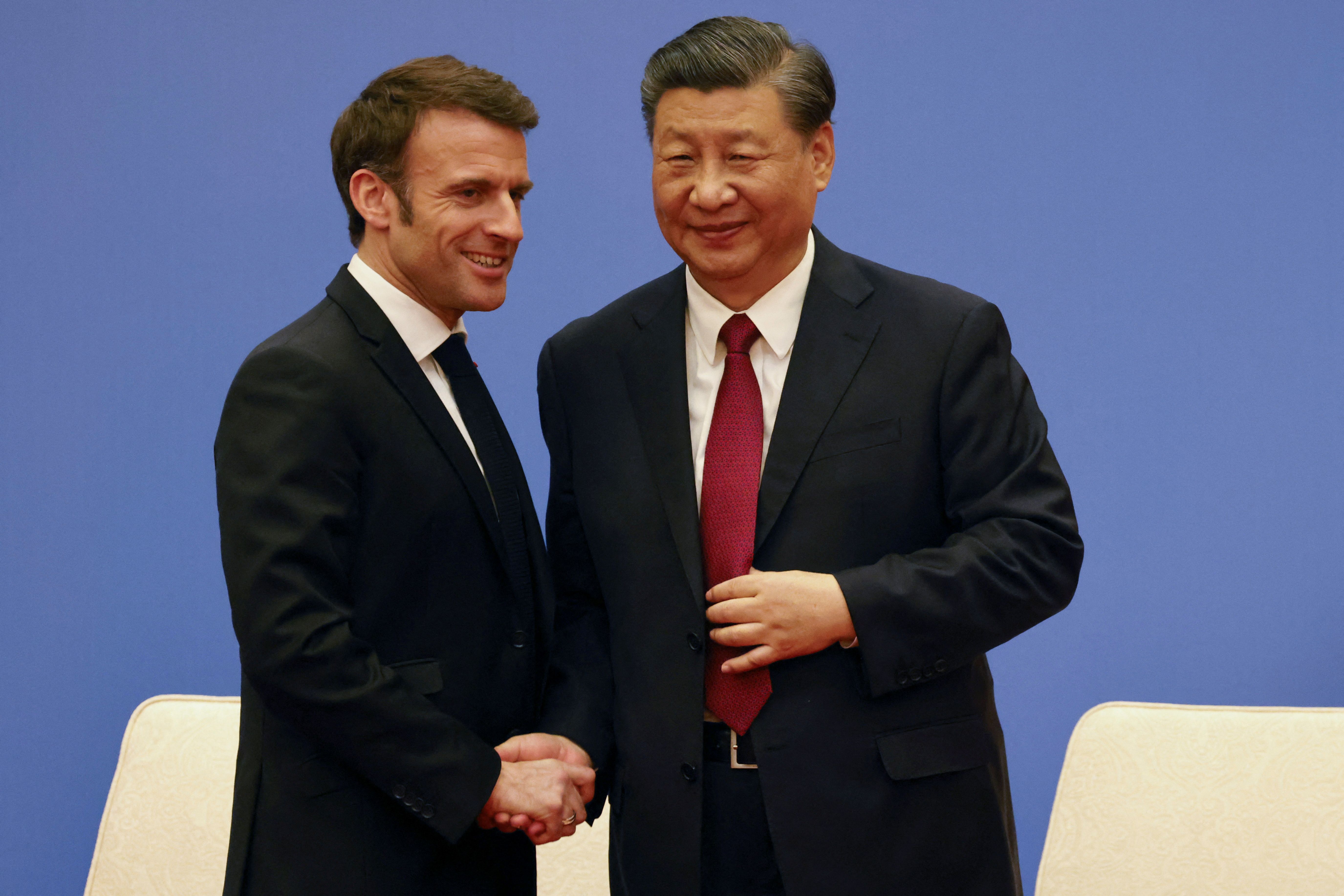 With lavish treatment of Macron, China's Xi woos France to 'counter' US