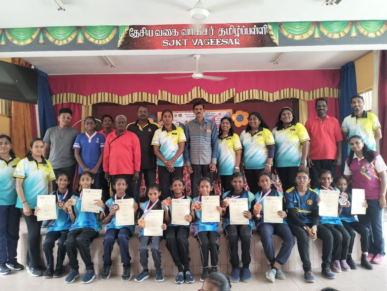 கோலசிலாங்கூர்  வாகீசர் தமிழ் பள்ளியில்  குறுக்கோட்டப் போட்டி 