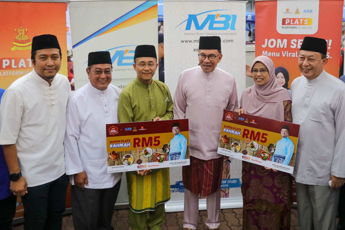 MBI agih 10,000 baucar Rahmah RM5 kepada pengunjung bazar Ramadan