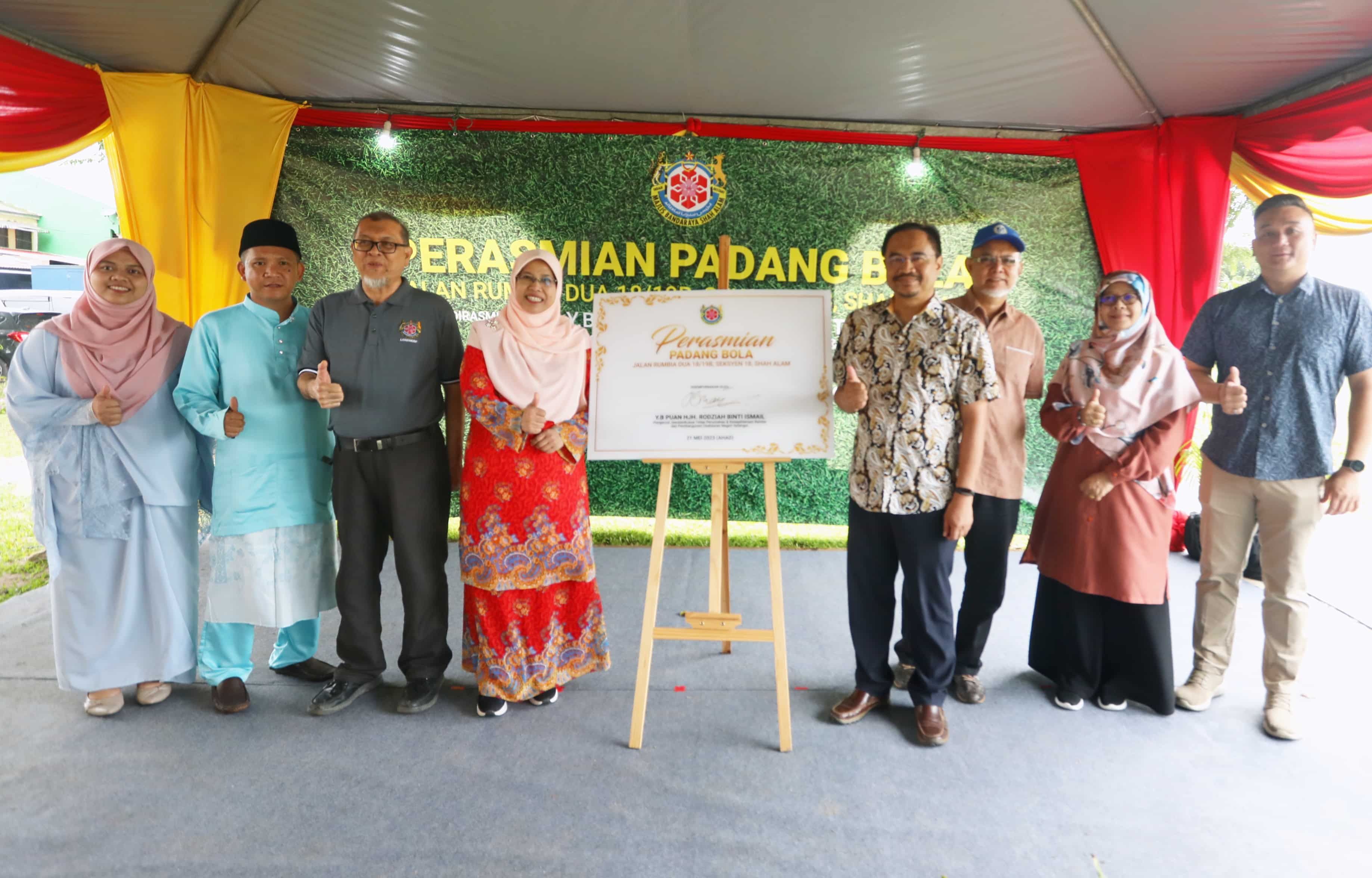 Lebih RM500,000 diperuntuk naik taraf padang, kemudahan riadah Seksyen 18