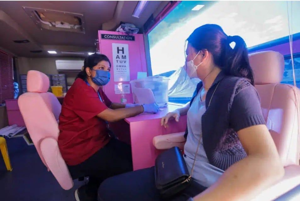 武吉美拉华蒂区设流动诊所 免费为民众体检