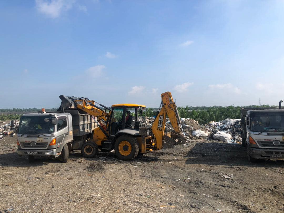 MPK selesai lebih 70 peratus kerja bersih tapak sampah haram di Kapar