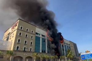 Old EPF office in PJ catches fire again