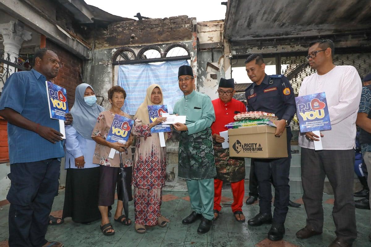 ADN Seri Setia salur bantuan kewangan untuk empat keluarga mangsa kebakaran