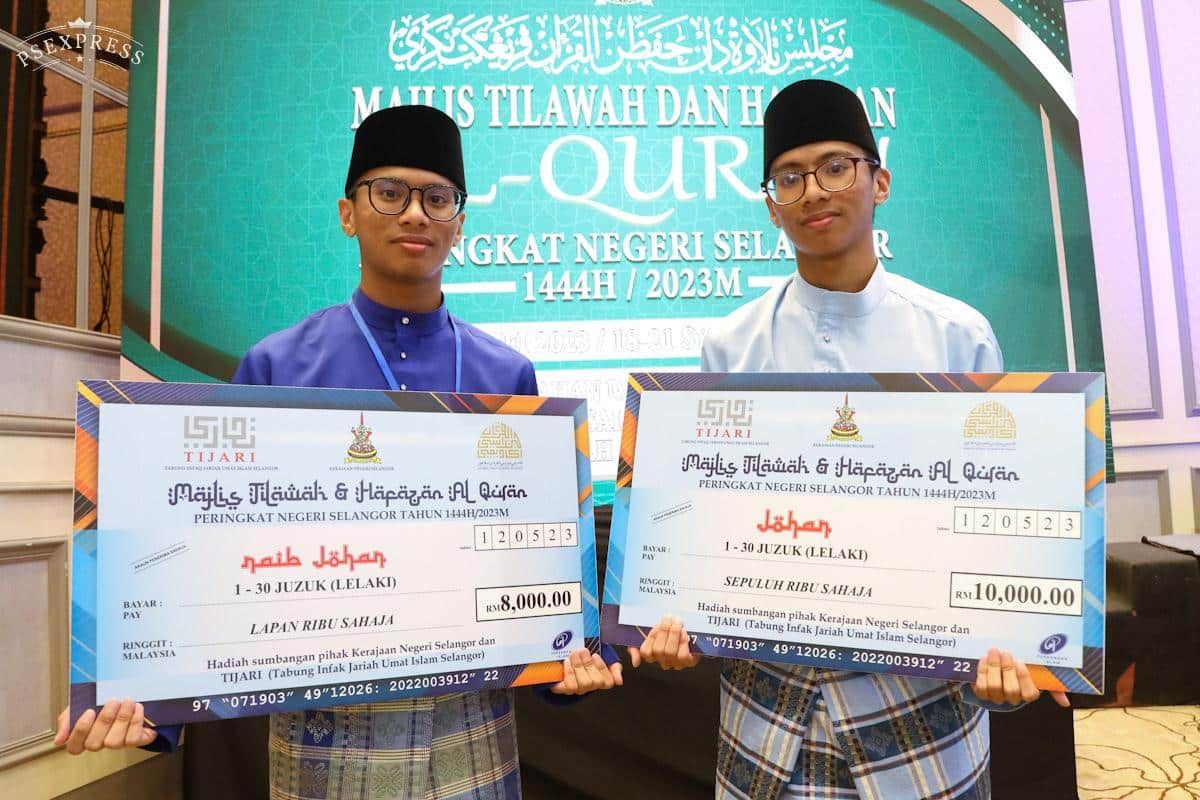 Pasangan kembar asal Sijangkang ungguli hafazan al-Quran peringkat negeri