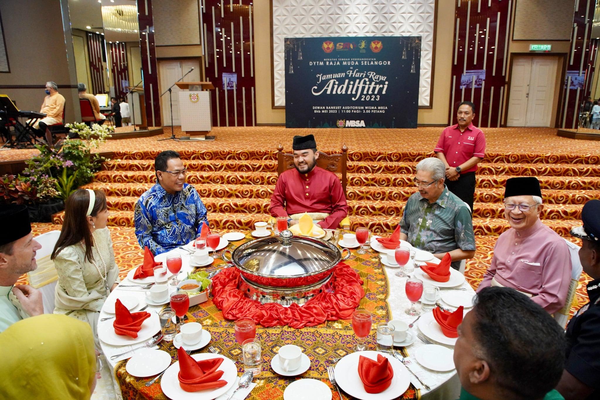 Pemain Selangor FC meriahkan rumah terbuka agensi di bawah pimpinan Raja Muda