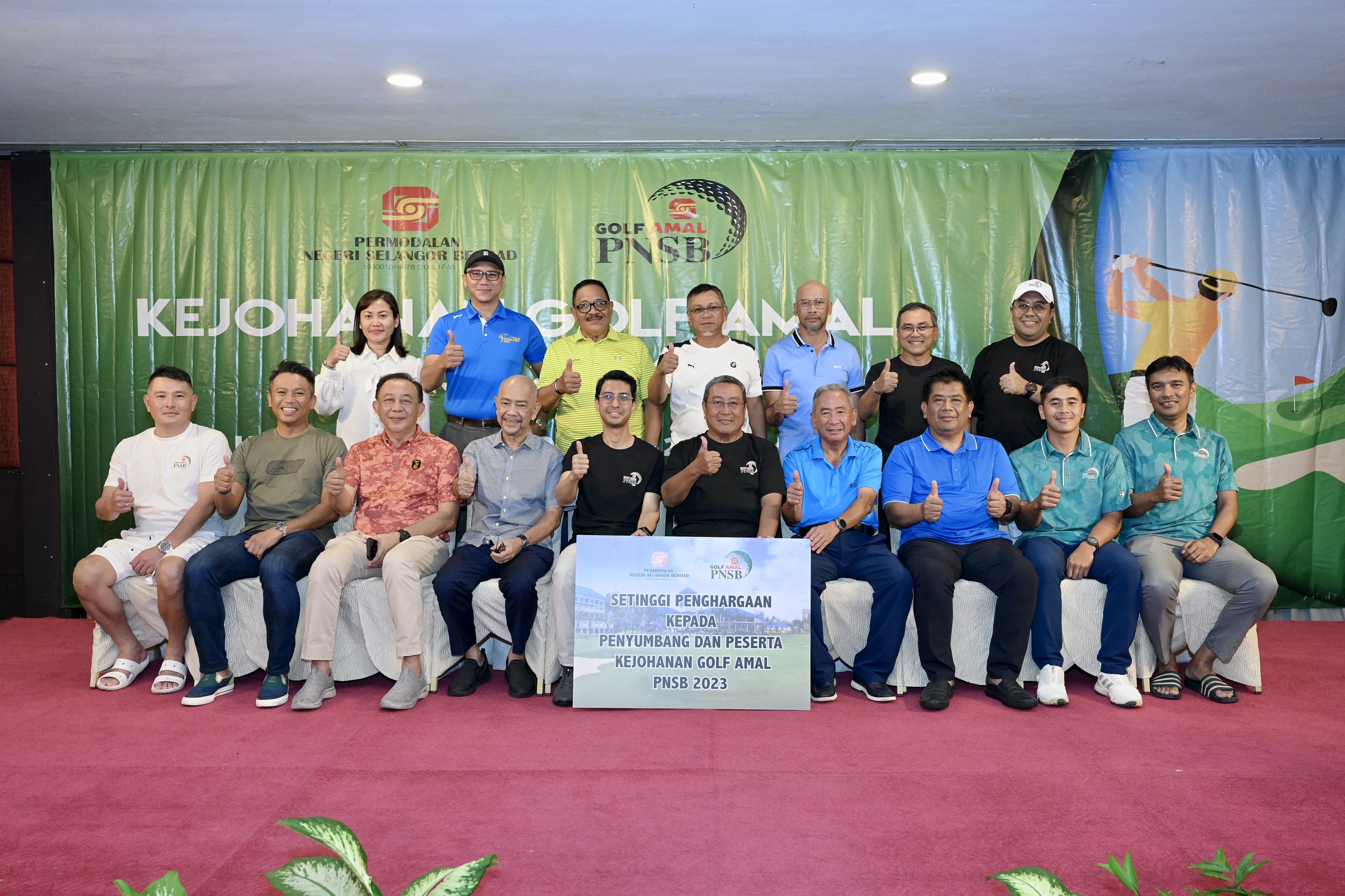 PNSB kutip RM20,000 sempena golf amal, dana diagih kepada empat rumah kebajikan