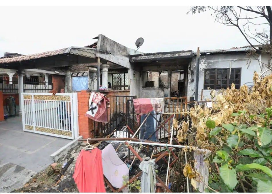 SS5A/15路4户住家失火 哈里米助灾黎申请援助金