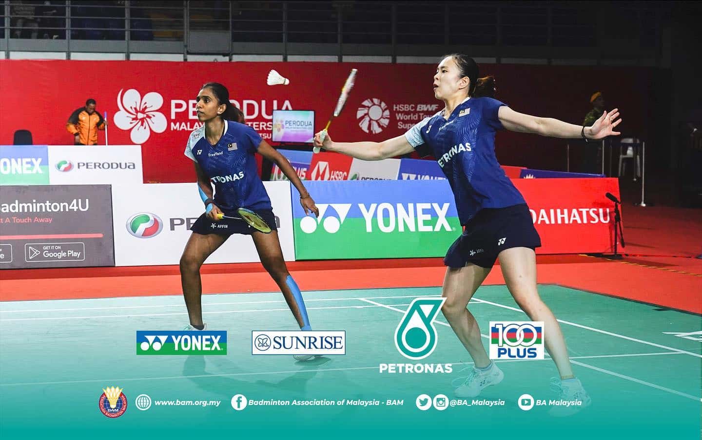 Pearly - Thinaah march into quarter finals after setting 'longest rally' in Malaysia Masters