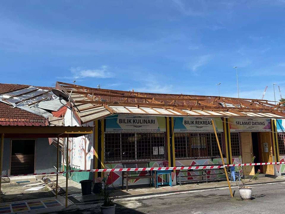 KPM salur dana kecemasan baik pulih sekolah rosak akibat ribut di KL, Selangor