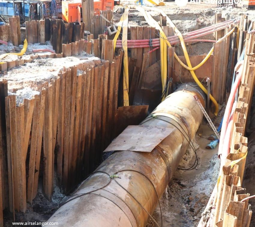 Fewer burst pipes with over 1,000km of old lines replaced — Air Selangor