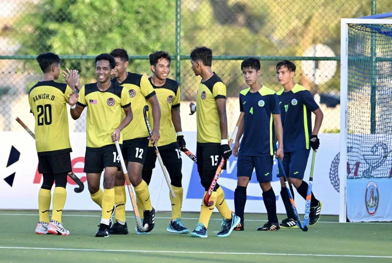 Piala Remaja Asia: Skuad hoki negara belasah Uzbekistan 8-1