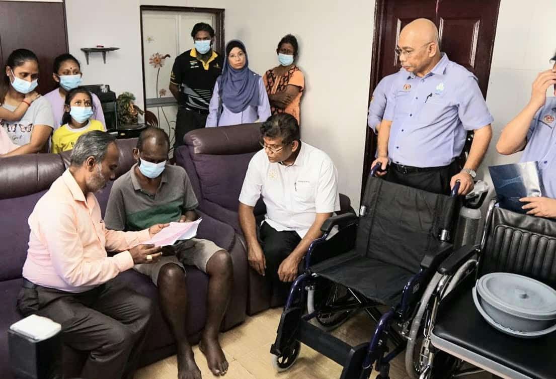 நோயினால் பாதிக்கப்பட்ட சொக்காயி - குணசேகரனுக்குச் சொக்சோ மூலம் நிதியுதவி