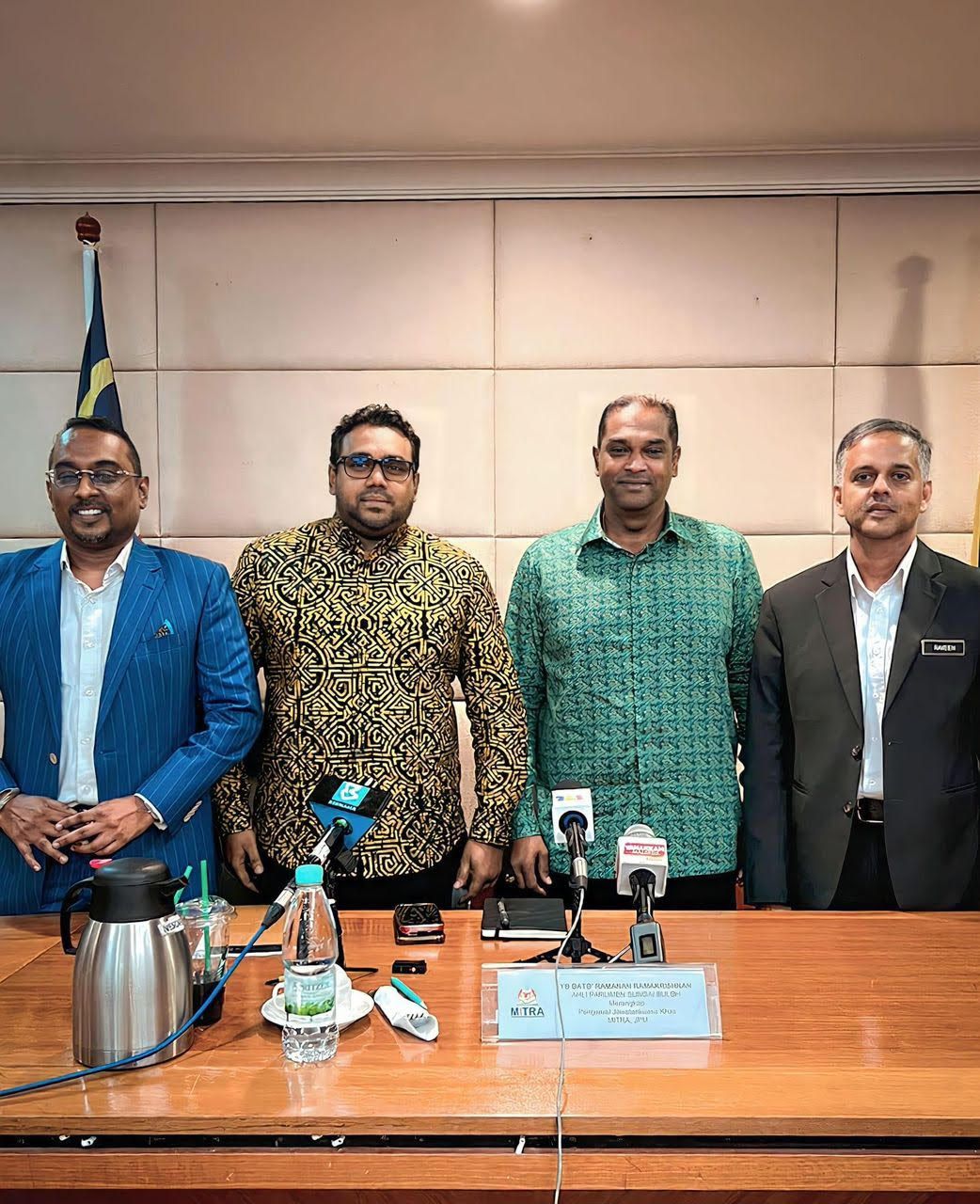 இந்திய சமூகத்தின் பி40 பிரிவினருக்கு மூன்று உதவித் திட்டங்கள்- மித்ரா அறிவிப்பு