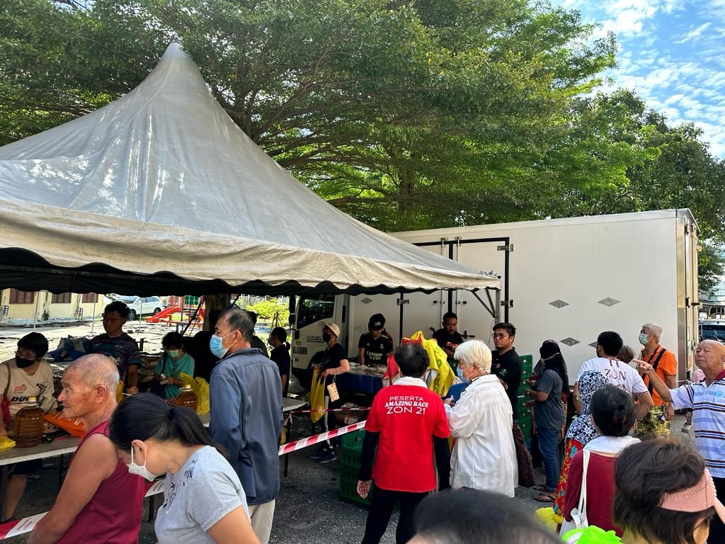 益山慈悯市集今早到 峇都知甲.乌鲁安南. 龙溪促销