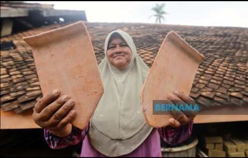 Cuaca panas beri kesan penghasilan atap daripada tanah liat