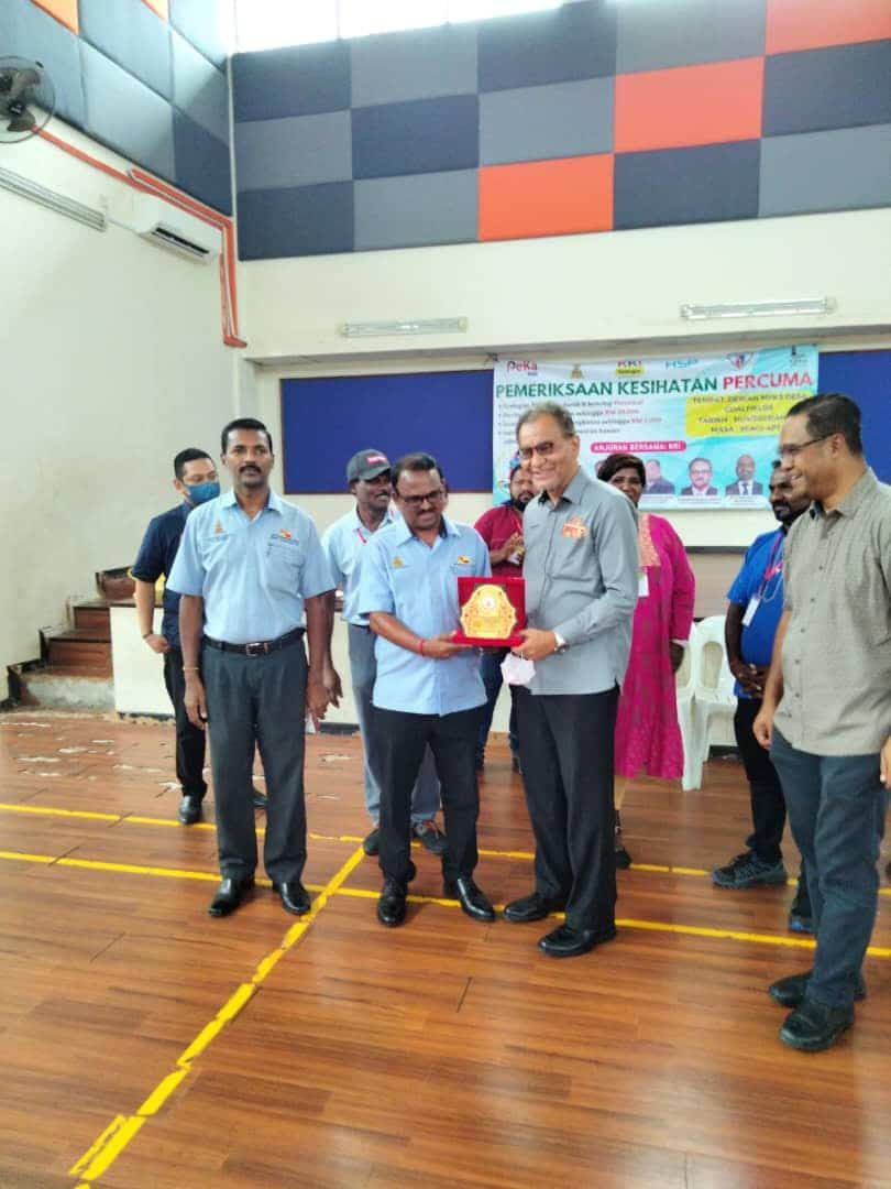 ஜெராம் தொகுதி இந்திய சமூகத் தலைவரின் ஏற்பாட்டில் இலவச மருத்துவ முகாம்