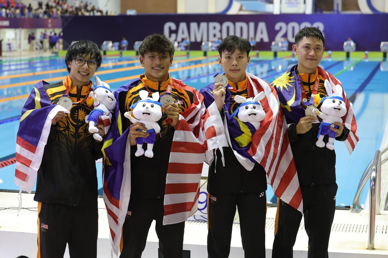 Sukan SEA: Kuartet renang 4x100 meter lelaki pecah rekod kebangsaan