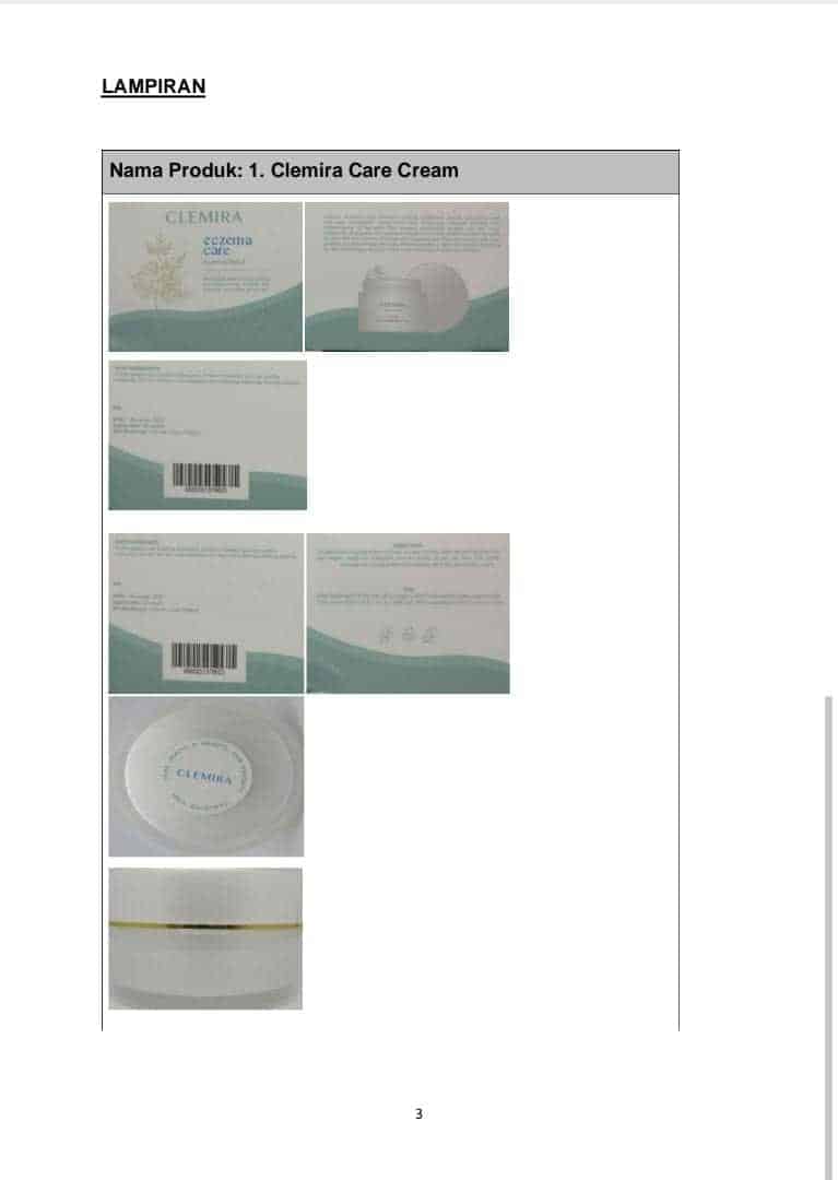 Health Ministry revokes notification of Clemira Care Cream product