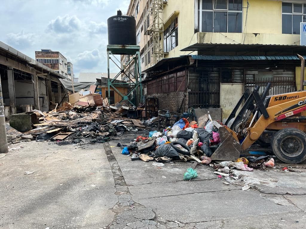 沙登旧巴刹将围锌板 欧阳捍华：避免成倾倒垃圾温床