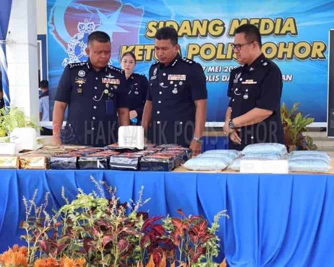 柔警方侦破贩毒集团  起343万毒品逮5男子