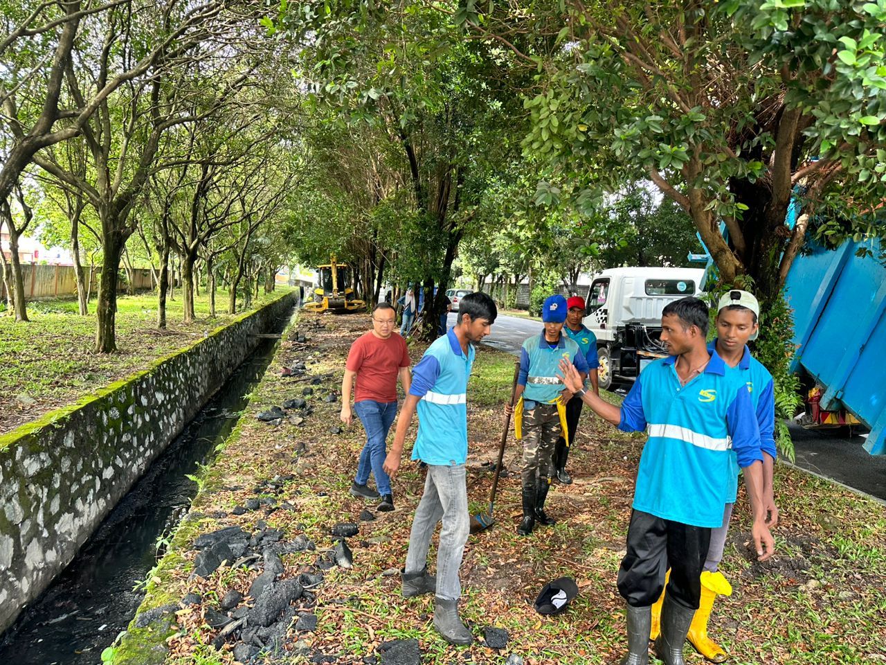 游佳豪：阻塞沟渠已清理 安邦太子园水患暂解