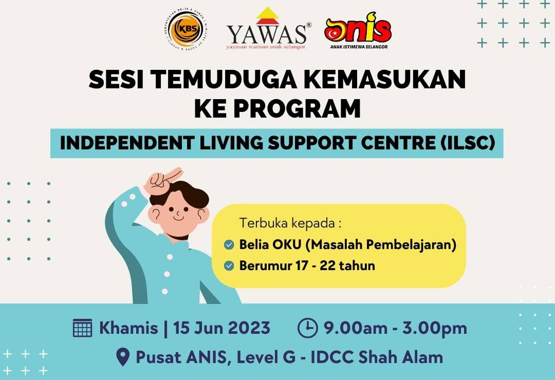 ANIS pelawa belia istimewa hadir temu duga program kursus kemahiran esok