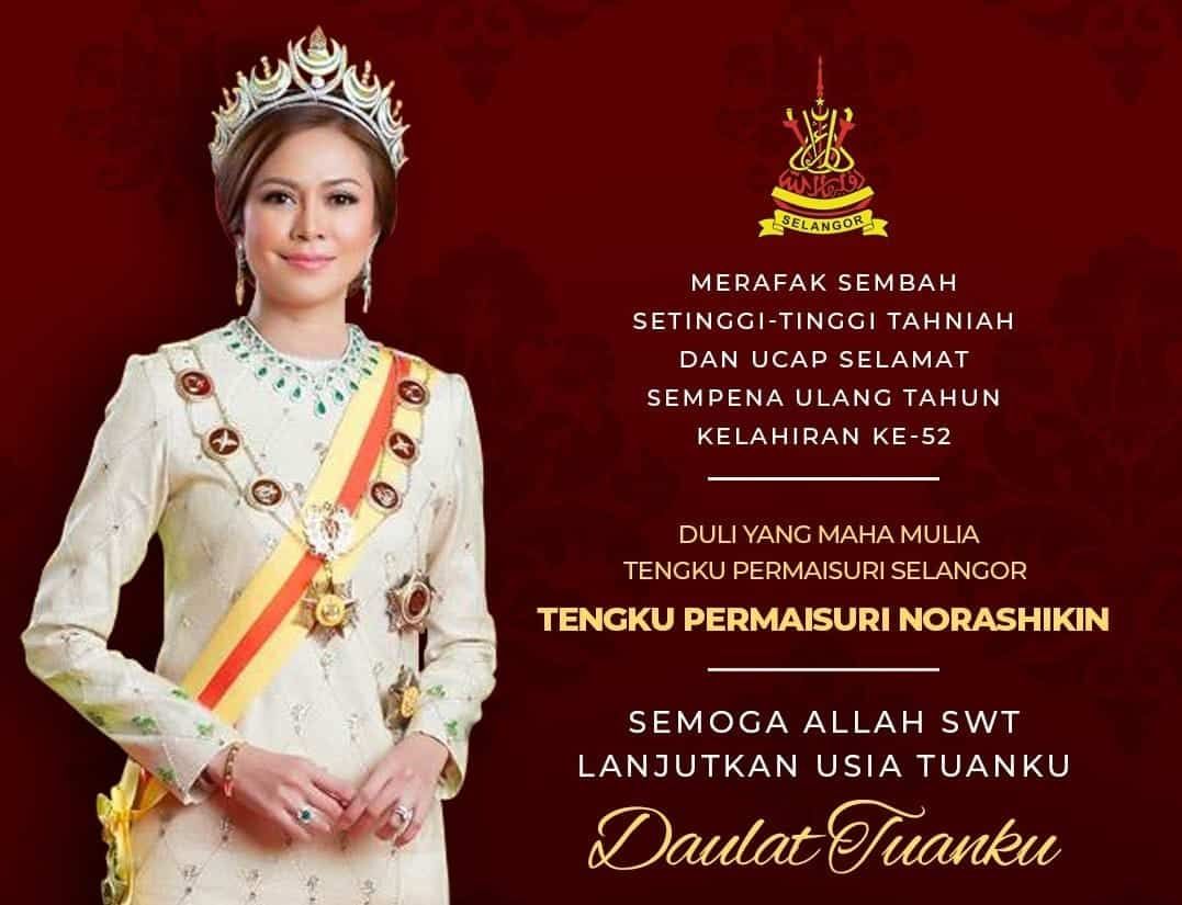 MB sembah tahniah, ucap selamat sempena ulang tahun kelahiran Tengku Permaisuri