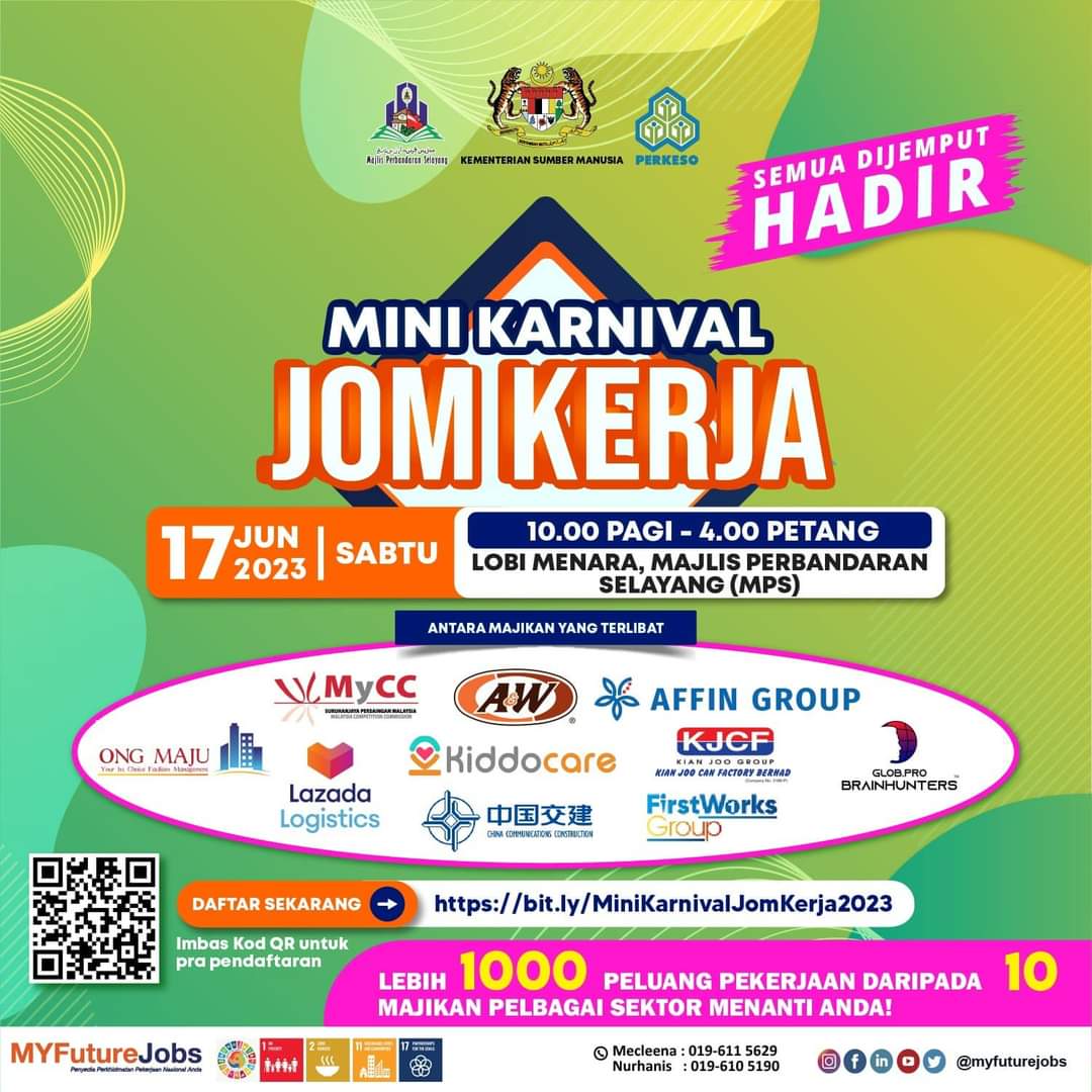 MPS-Perkeso anjur mini karnival kerjaya 17 Jun, tawar lebih 1,000 peluang kerja