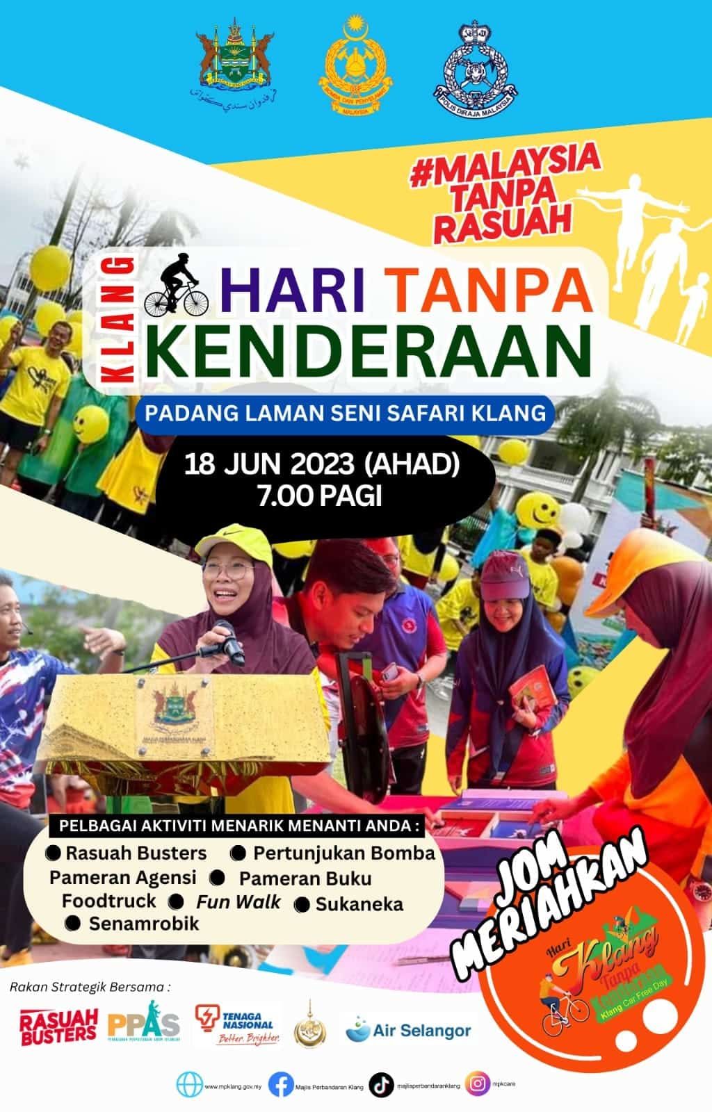 巴生市会周日办无车日  欢迎民众体验低碳生活