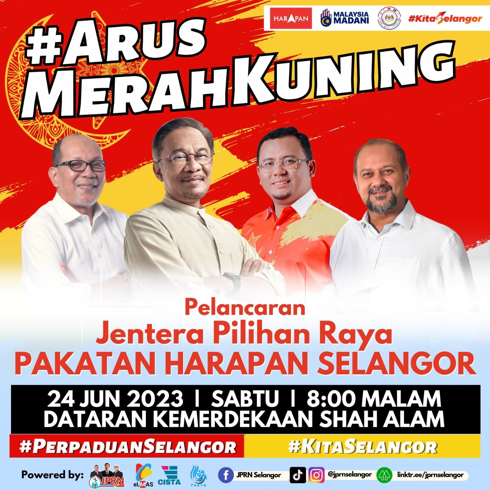 சிலாங்கூர் ஹரப்பான் தேர்தல்  இயந்திரம் முடுக்கி விடப்பட்டது.