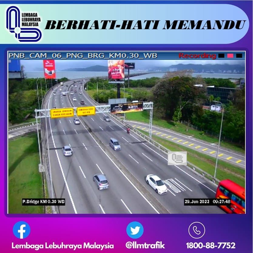 巴生谷今早往各大道出口交通顺畅