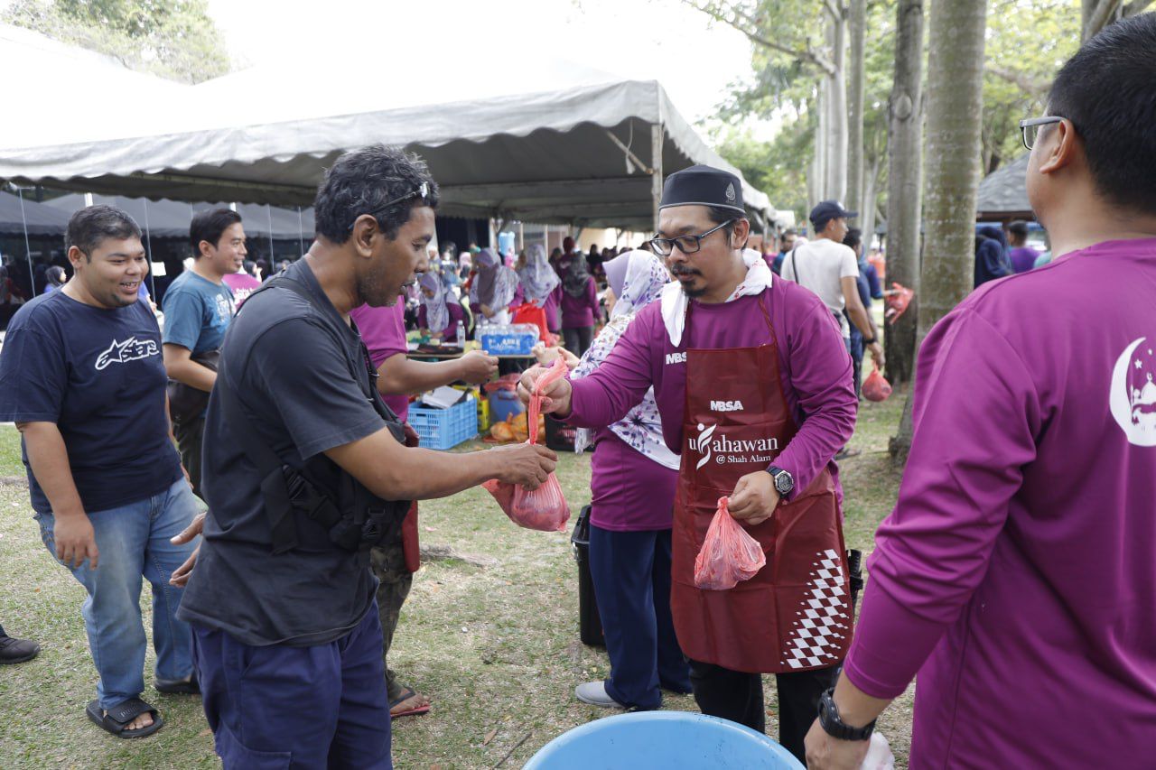 MBSA agih daging korban kepada 616 asnaf, kakitangan