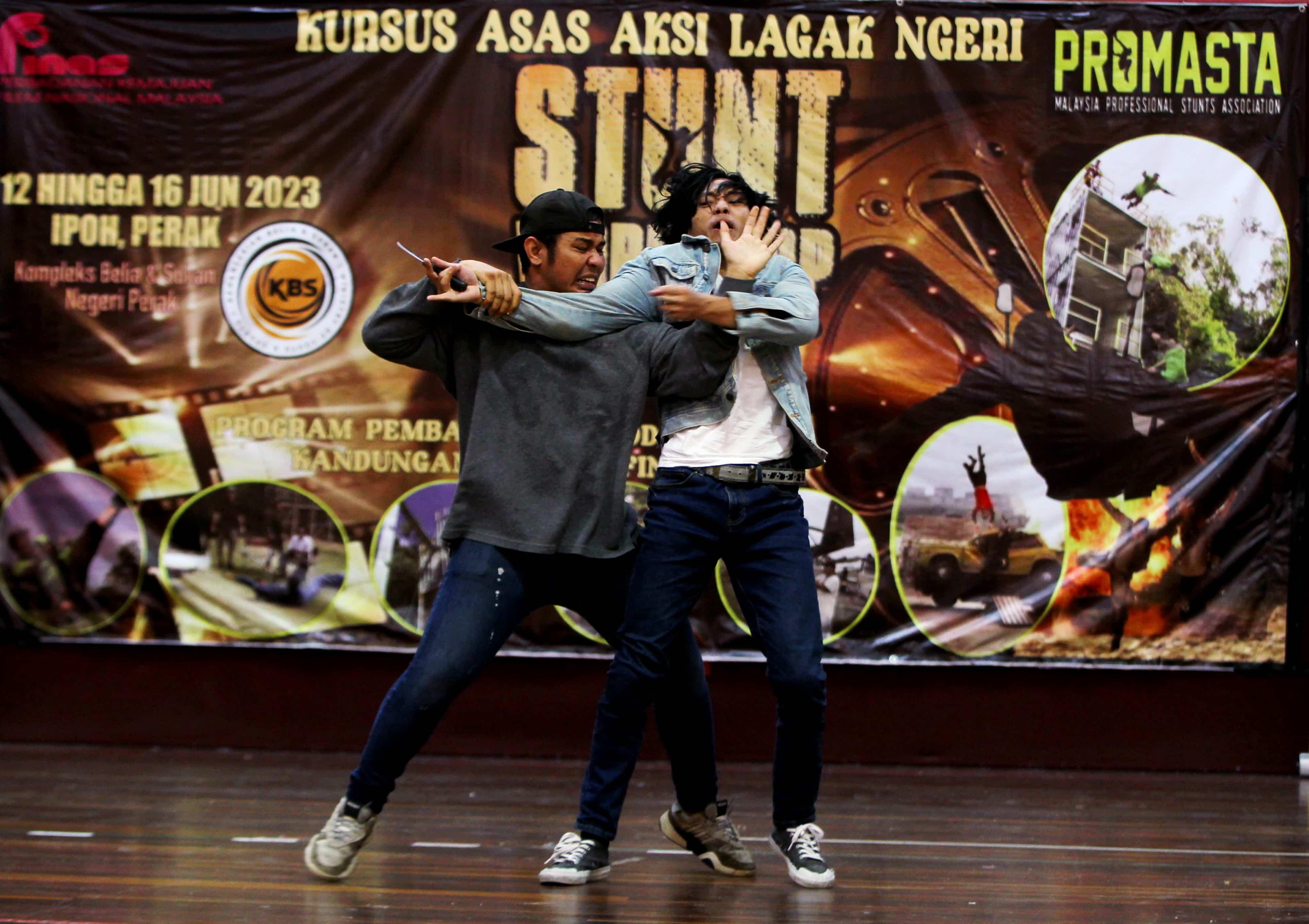 12 peserta kursus lagak aksi anjuran Finas-Promasta terpilih, bakat terus digilap 