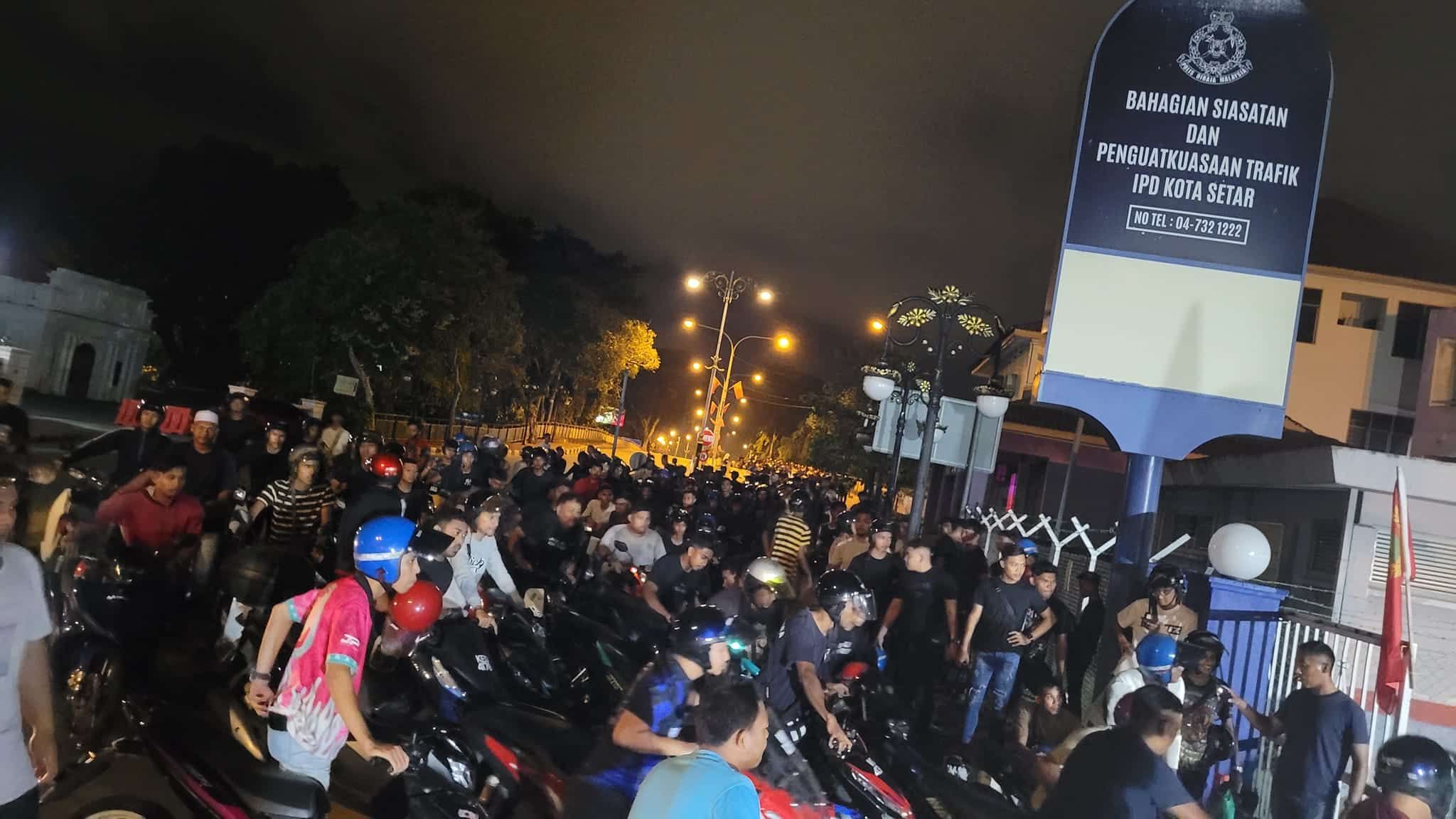 吉打警方扫荡公路流氓捉284人 包括一名摩托党网红