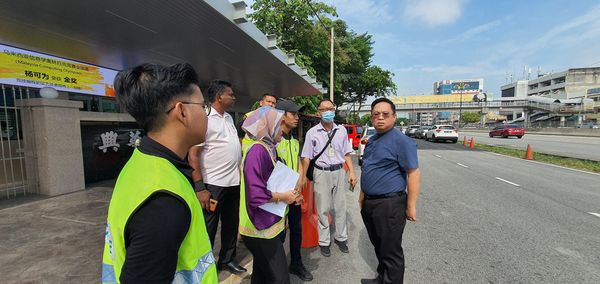 巴生兴华独中校外增4路墩 梁德志:保障学子出入安全