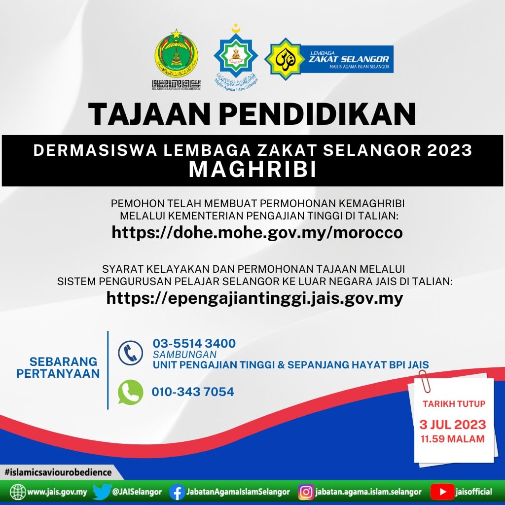 Pelajar lepasan SPM 2022 dipelawa mohon dermasiswa LZS