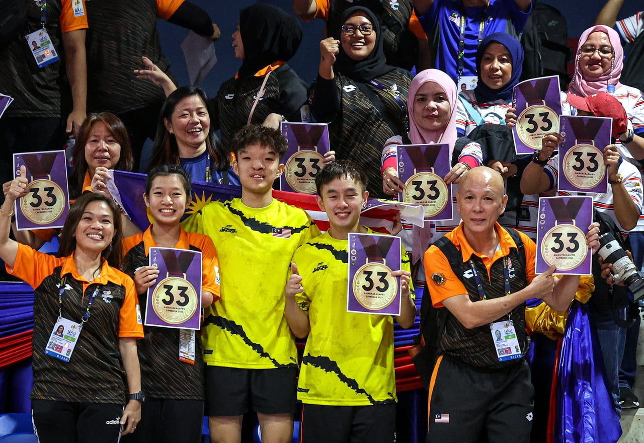 Ping pong sumbang emas ke-33, tepati sasaran Kontinjen Malaysia