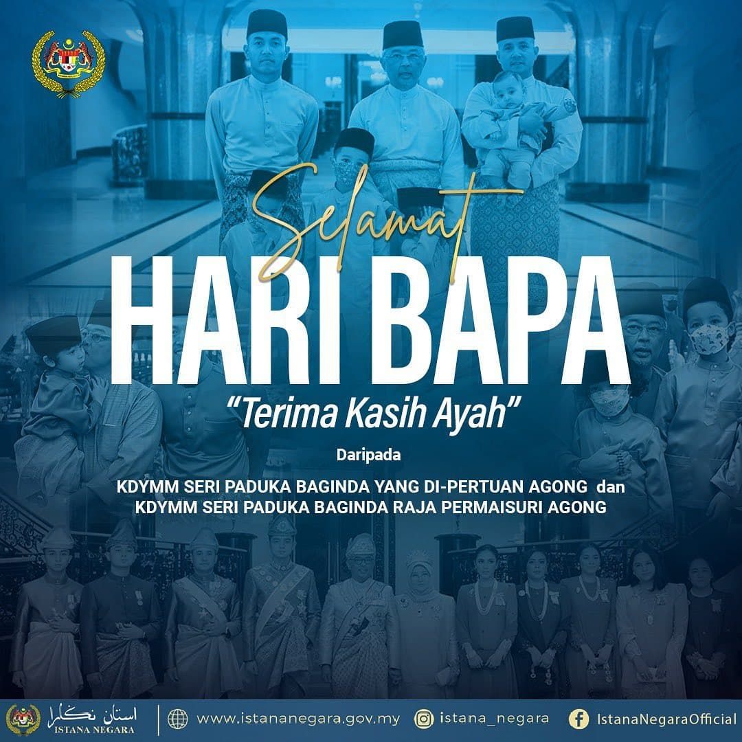 元首伉俪祝贺父亲节快乐