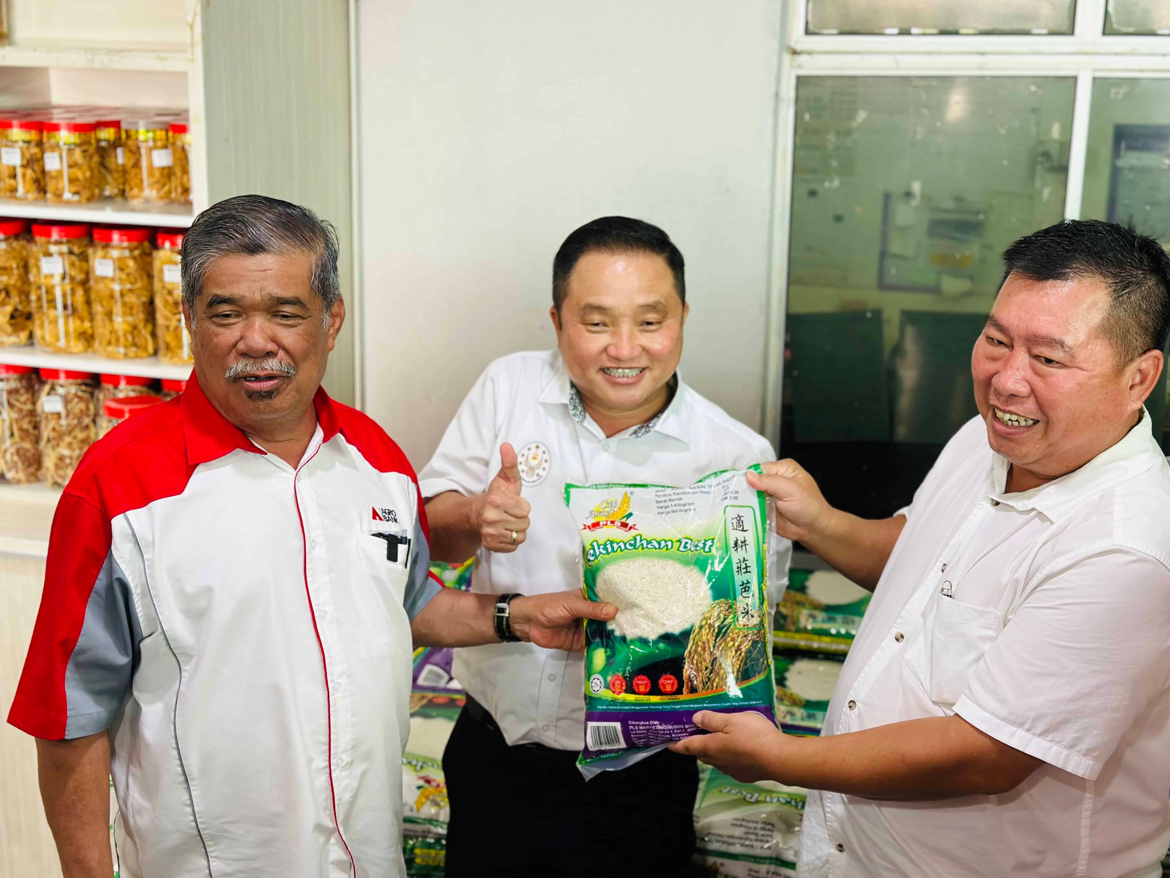 黄瑞林呈两年五季稻米种植计划 获农长原则上同意