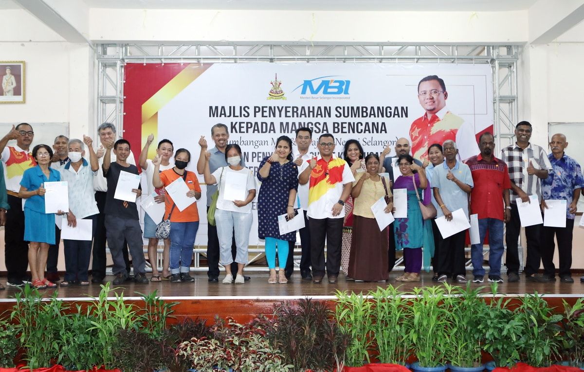 81 mangsa banjir Batu Caves terima bantuan keseluruhan RM28,700