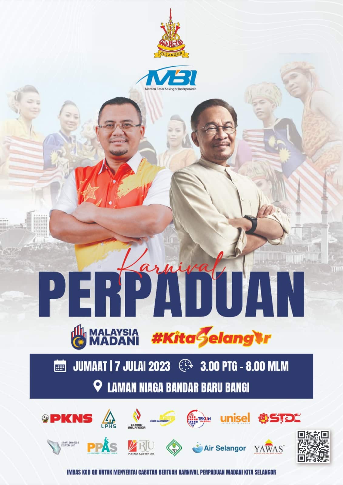 Karnival Perpaduan Madani promosi program kebajikan rakyat di Bangi esok