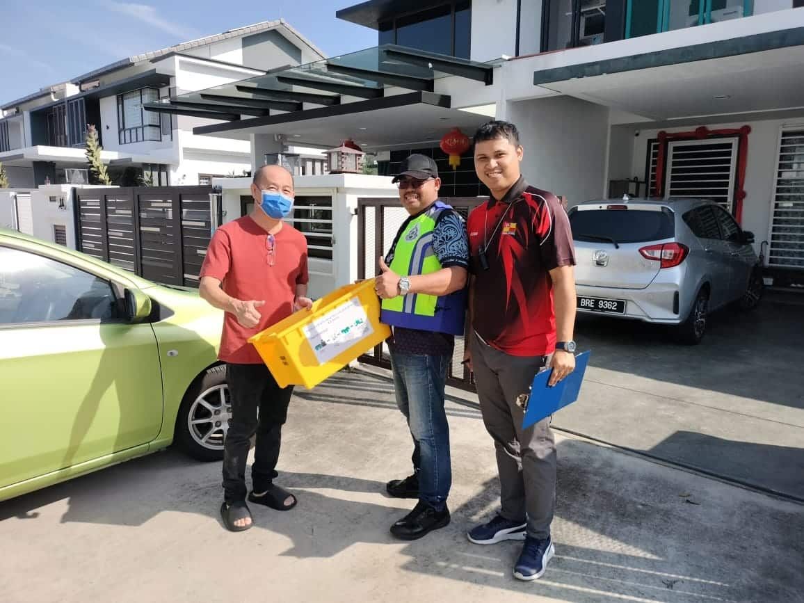 巴生市会派500回收箱 鼓励民众居家资源回收